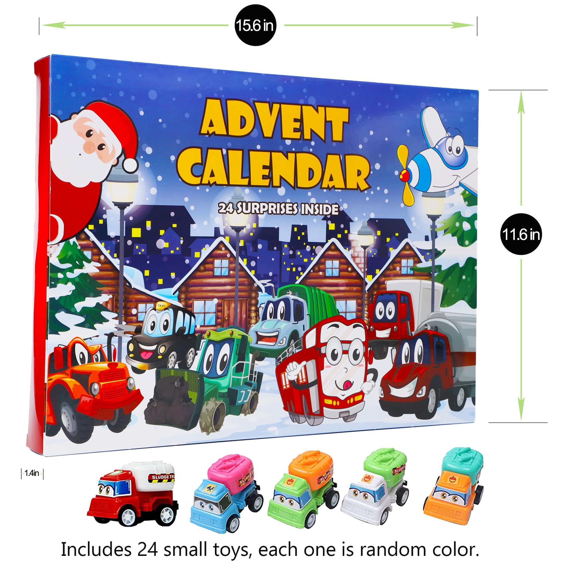 Juegoal 24-Piece Easter Pull Back Cars and Trucks Toy Vehicles Set for Toddlers & Kids Ages 3-6 - Stocking Stuffers, Easter Party Favors, Birthday Gifts for Boys & Girls - Fun Indoor & Outdoor Play Toys for Preschoolers