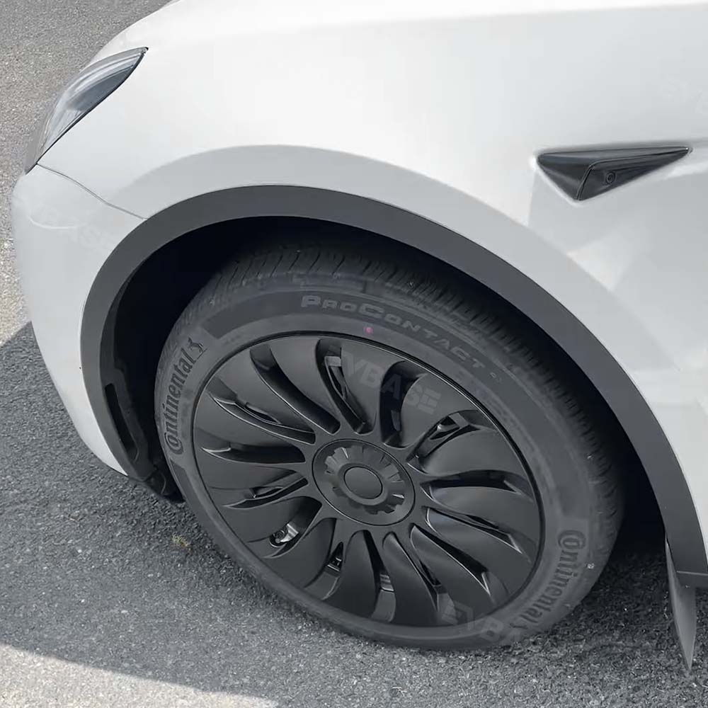 Tesla Model Y Überturbine Wheel Covers - Matte Black 19