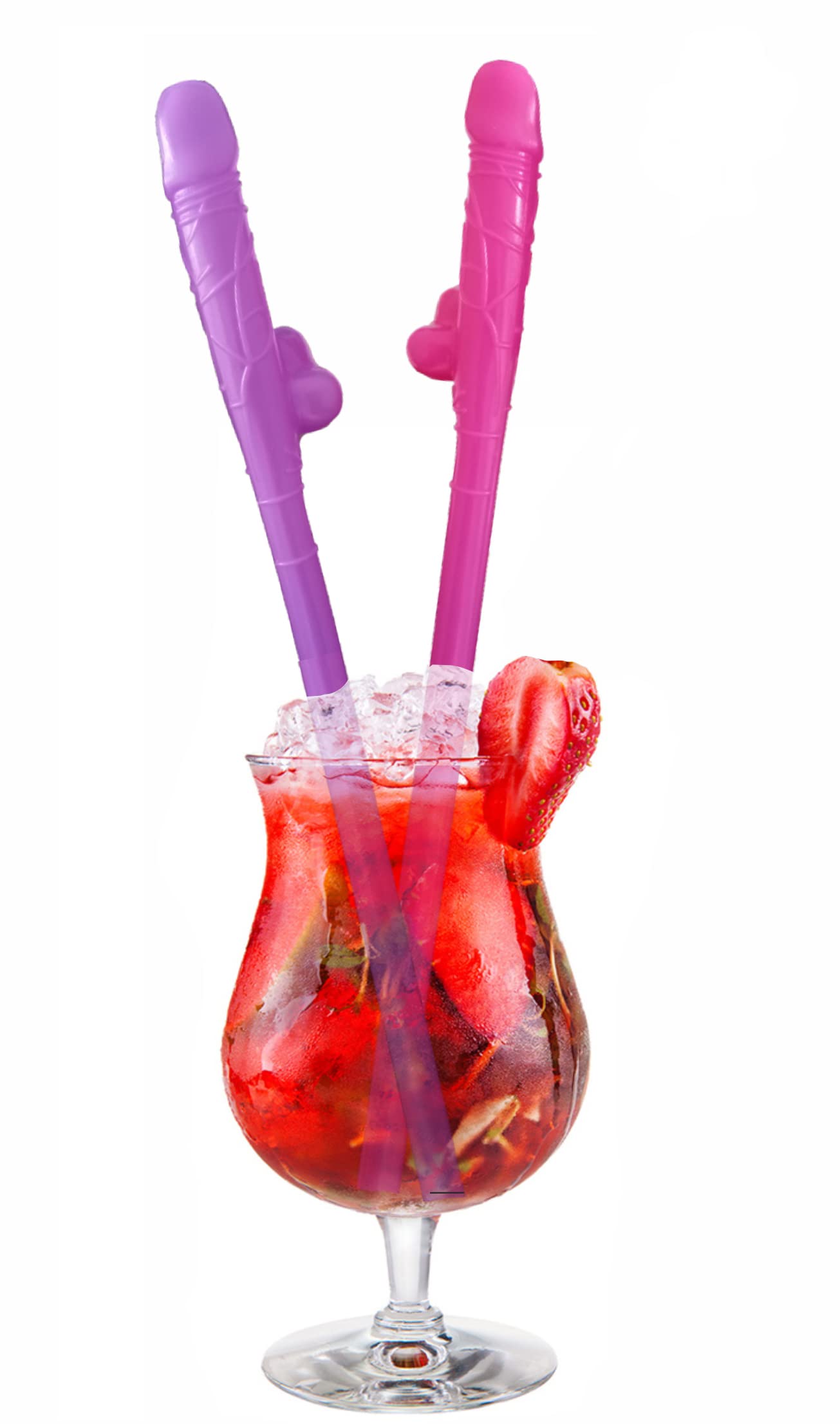 10pcs Naughty Bachelorette Party Straws - Fun Penis Drinking Straws for Bachelorette Party Decorations & Supplies - Perfect for Girls Night Out, Bridal Showers & Bachelorette Drinking Games