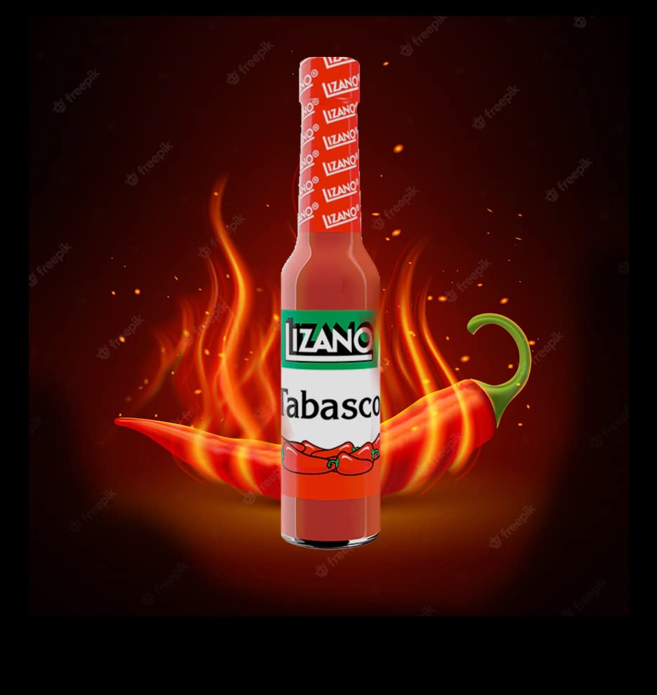 Lizano Tabasco Hot Sauce - Costa Rican Spicy Thick Rich Salsa with Ripe Red Peppers, No Vinegar, Robust Fiery Flavor (62g, 2.2 fl oz) - Perfect for Tacos, Burritos, Grilled Meats & Breakfast Dishes