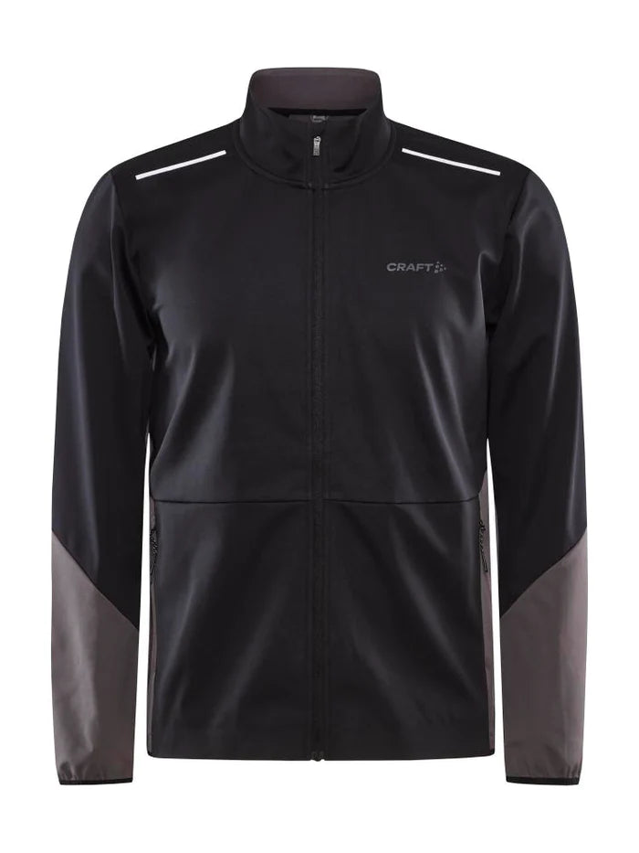 Men's Craft Core Nordic Training Jacket - Lightweight Waterproof Windbreaker for Outdoor Running & Hiking - Perfect for Cold Weather Workouts and Active Lifestyle