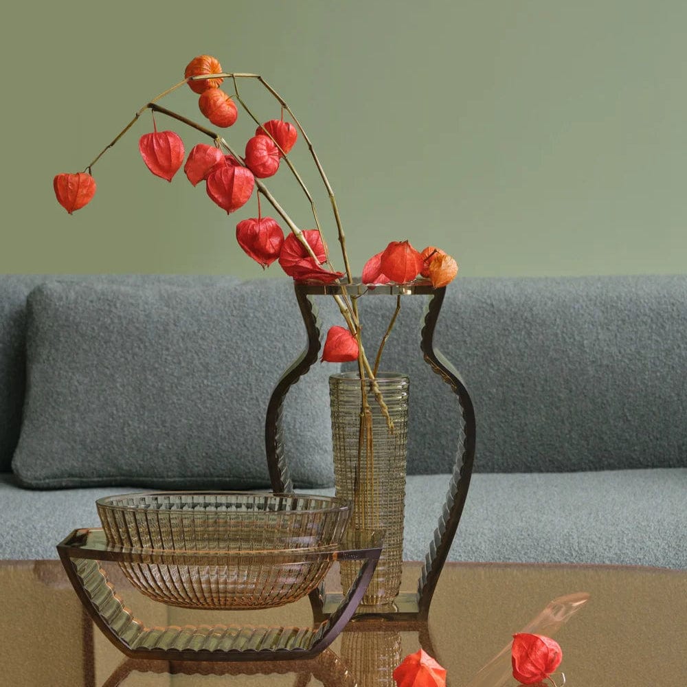 I Shine Green Vase - Elegant Home Decor for Living Room, Dining Table & Wedding Centerpieces