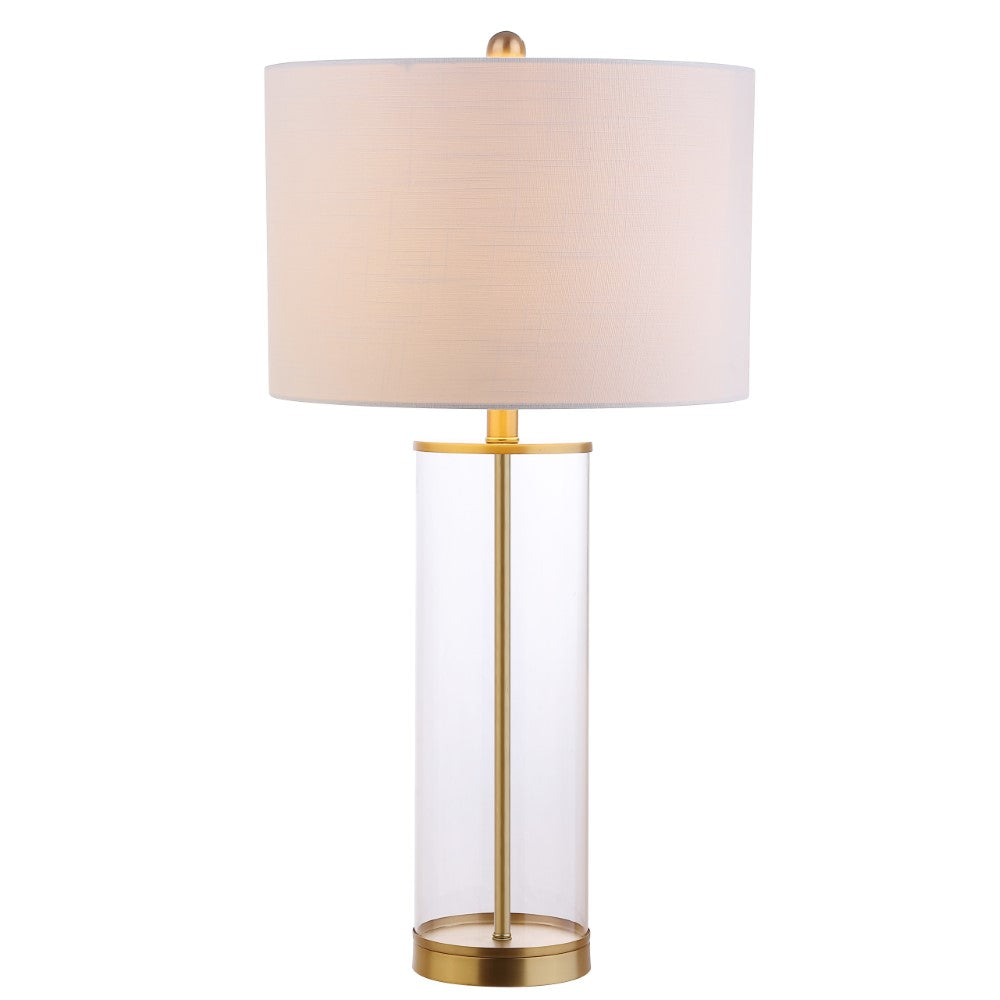 Collins Glass LED Table Lamp - Modern Bedside & Living Room Lighting for Home Decor - Energy Efficient & Stylish Desk Lamp for Reading & Relaxation