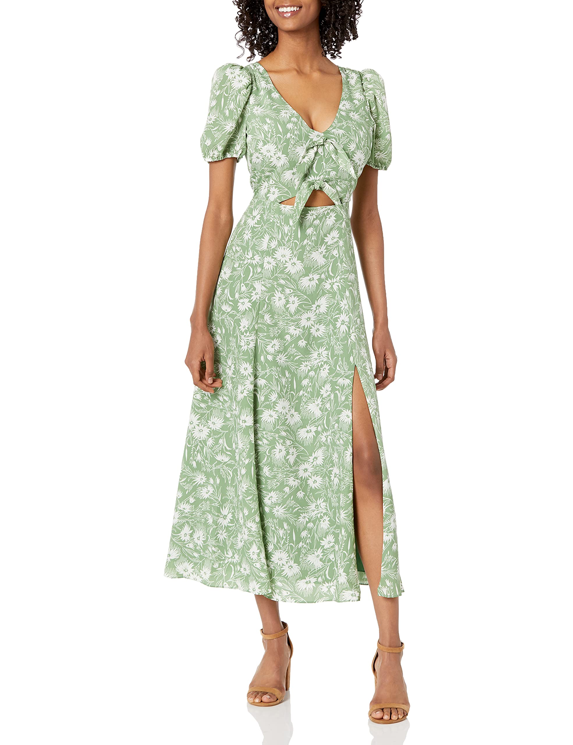 LIKELY Women's Alisa Dress - Elegant Flowy Midi Dress for Casual & Party Wear | Perfect for Summer, Weddings & Date Nights