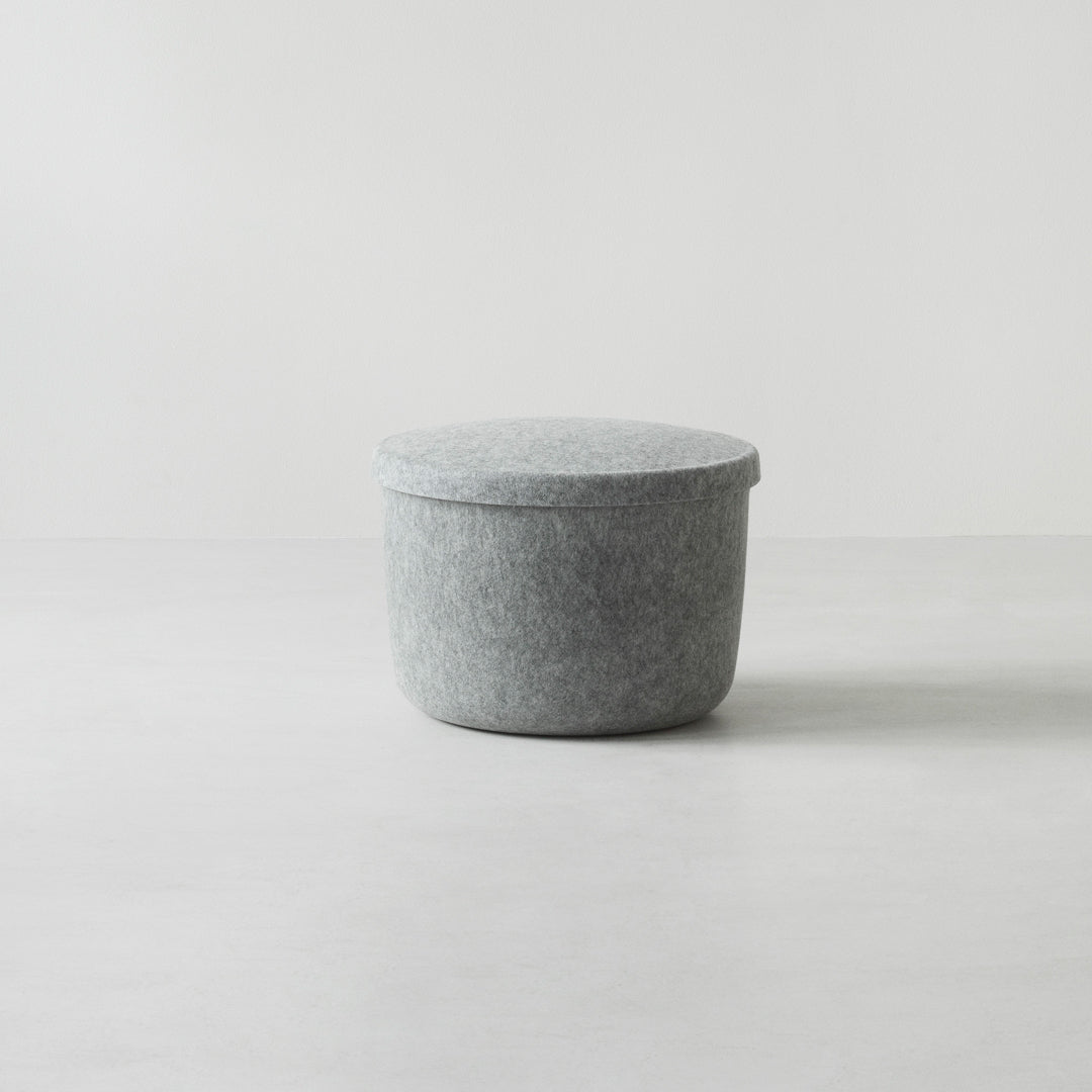 Stylish Hide Storage Pouf Ottoman - Versatile Seating & Storage Solution for Living Room, Bedroom, or Nursery