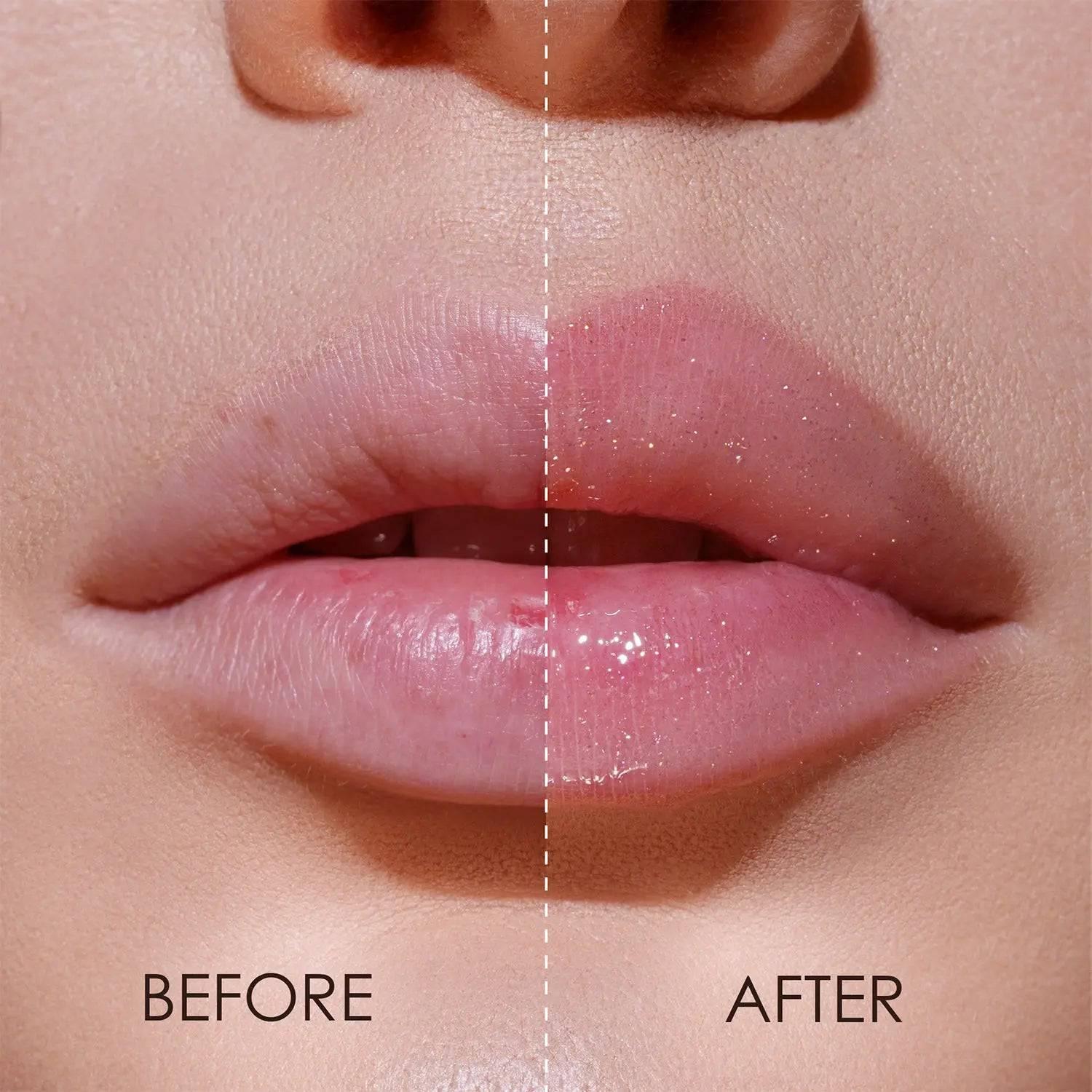 Golden Glimmer Gloss - High Shine Lip Gloss with Vitamin E & Hyaluronic Acid for Hydration & Plump Lips - Perfect for Daily Wear, Parties & Special Occasions