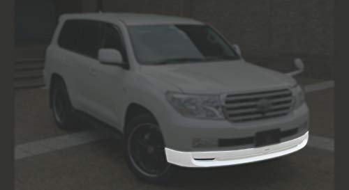 2012+ Toyota Land Cruiser 200 LXM Fiberglass Front Bumper Lip Spoiler - Aerodynamic Body Kit Upgrade for Off-Road & Street Style Enhancement