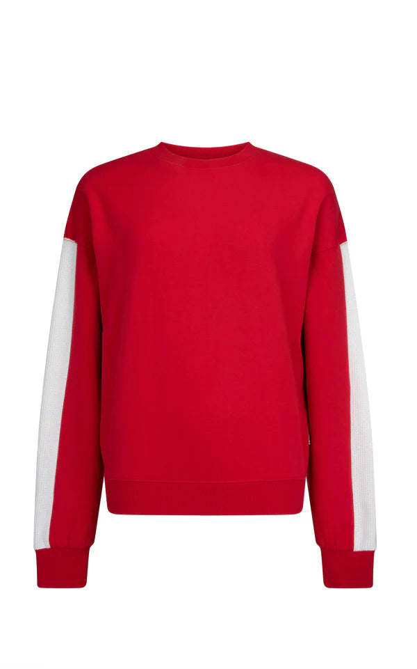 Ciao Bonjour Cherry Print Sweatshirt - Stylish Casual Pullover for Women | Perfect for Travel, Outings & Everyday Wear