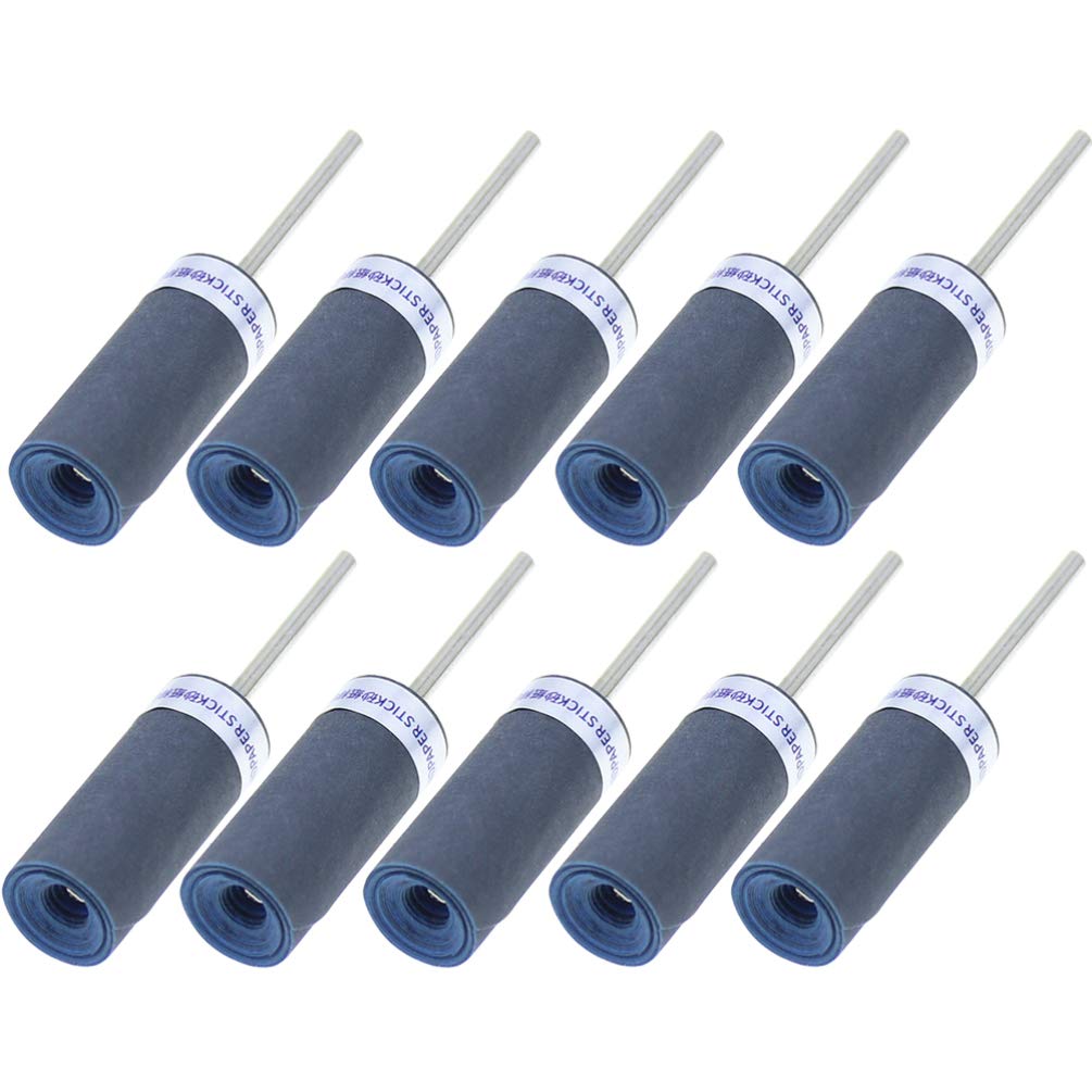 DOITOOL 10pcs Sanding Bands for Nail Drill - Rubber Rotary Tool for Jewelry Polishing, Pedicure & Crafting - Compatible with Dremel & Rotary Tools - Perfect for Nail Art, Woodworking & Metal Grinding