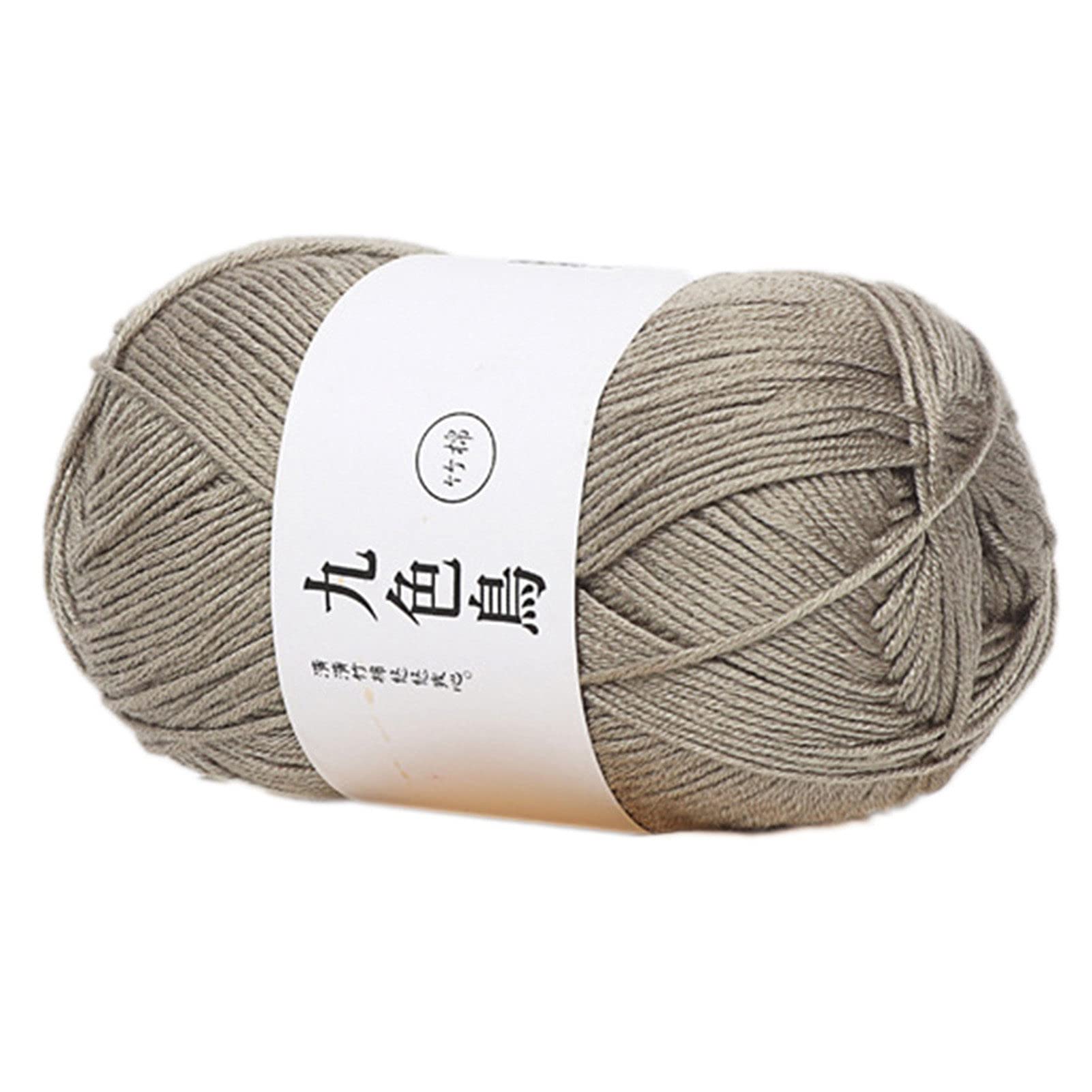 Premium Knitting Yarn - 50g Soft Baby Wool Skeins for Crochet & Knitting Projects (Blanket, Sweater, Scarf Making) - DIY Craft Material - Color #13
