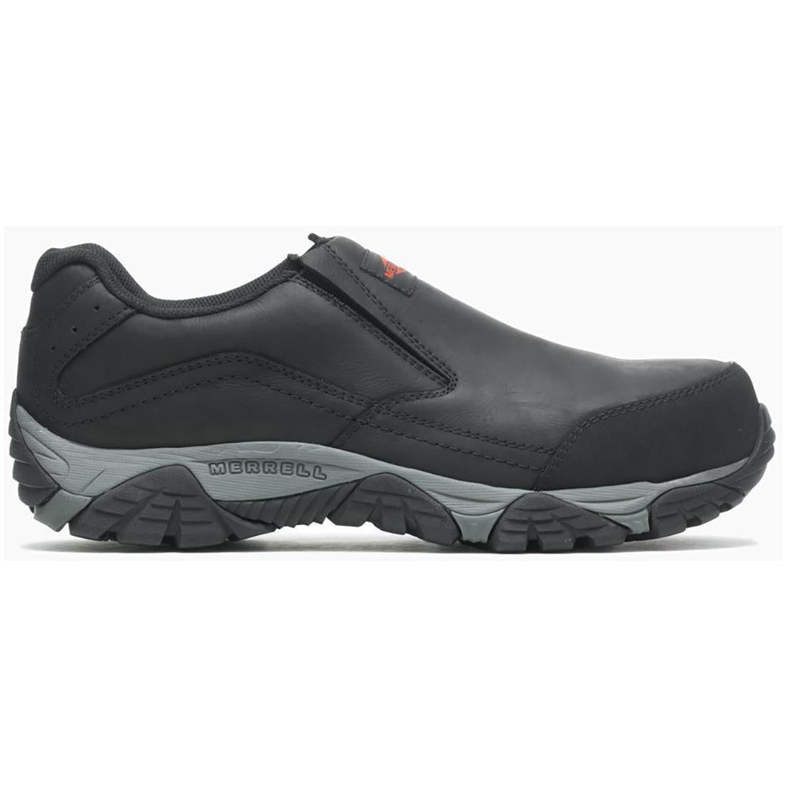 Moab Adventure Moc Men's Carbon Fiber Work Shoes - Lightweight & Durable Black Safety Footwear for Construction, Hiking & Outdoor Work