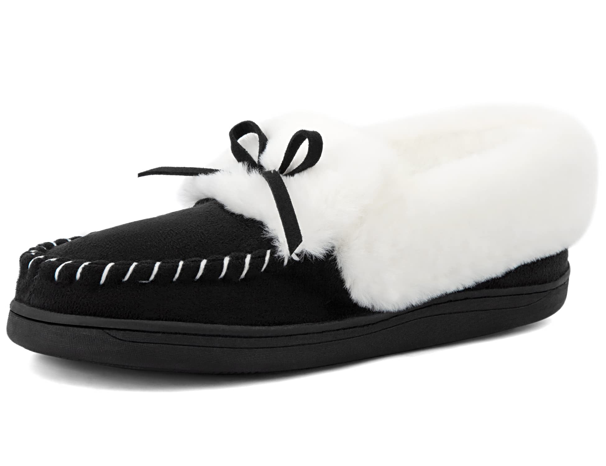 MaxMuxun Women's Moccasin Slippers - Soft Comfortable House Shoes for Indoor & Outdoor Use - Cozy Casual Wear for Home, Office, and Travel