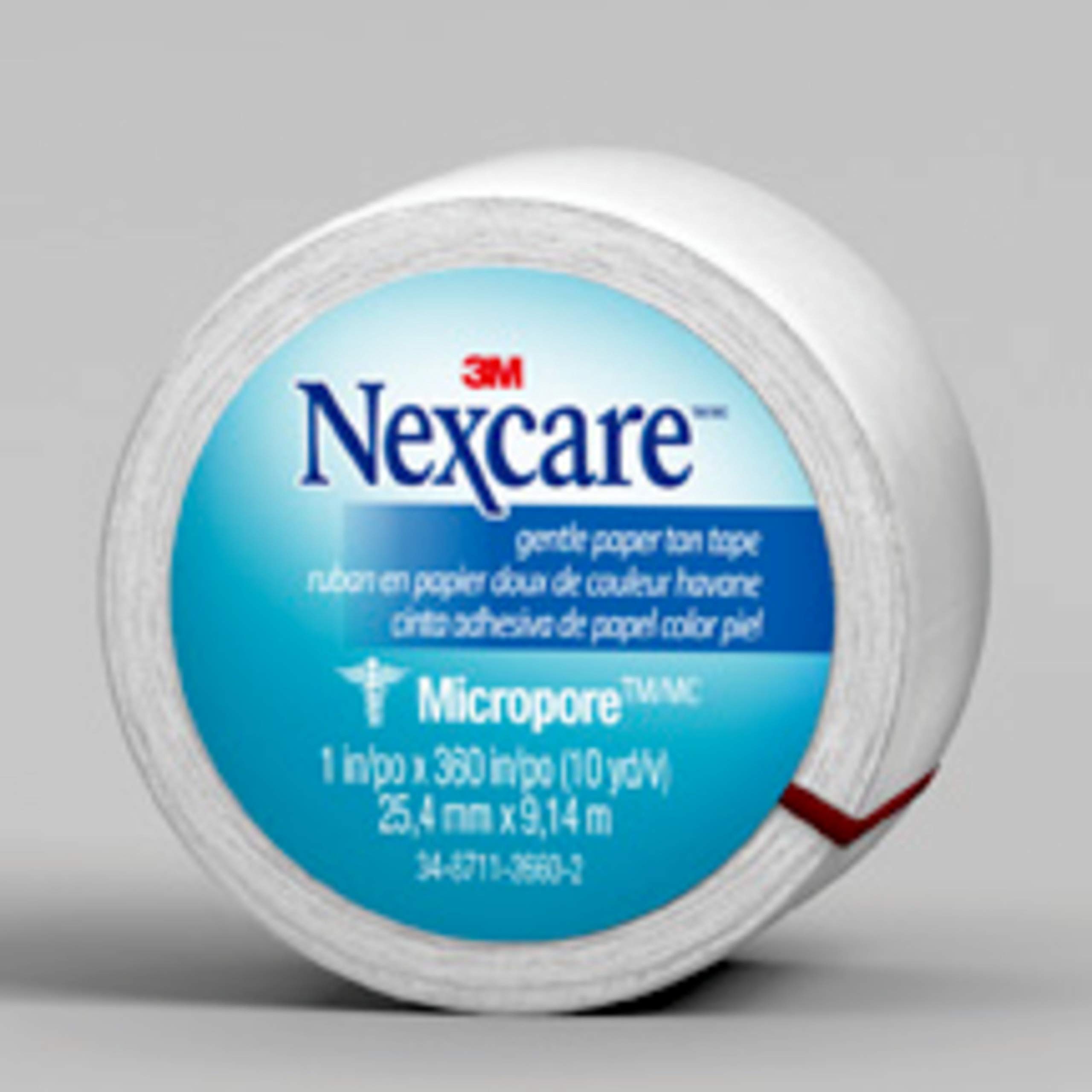 Nexcare Micropore Gentle Paper First Aid Tape 1 Inch x 10 Yards - Hypoallergenic Medical Tape for Securing Gauze & Wound Dressings - 36 Rolls - Perfect for First Aid Kits, Hospitals & Home Care
