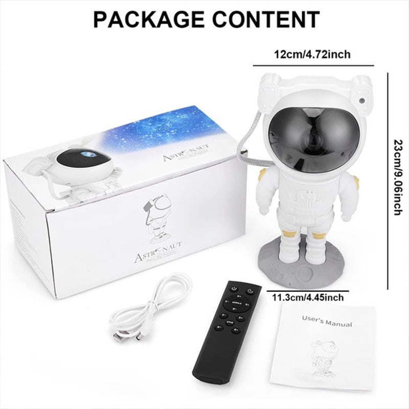 Best Astronaut Projector Night Light for Kids - Galaxy Starry Sky Projection for Bedroom & Nursery | Perfect for Sleep Aid, Relaxation, and Space-Themed Decor