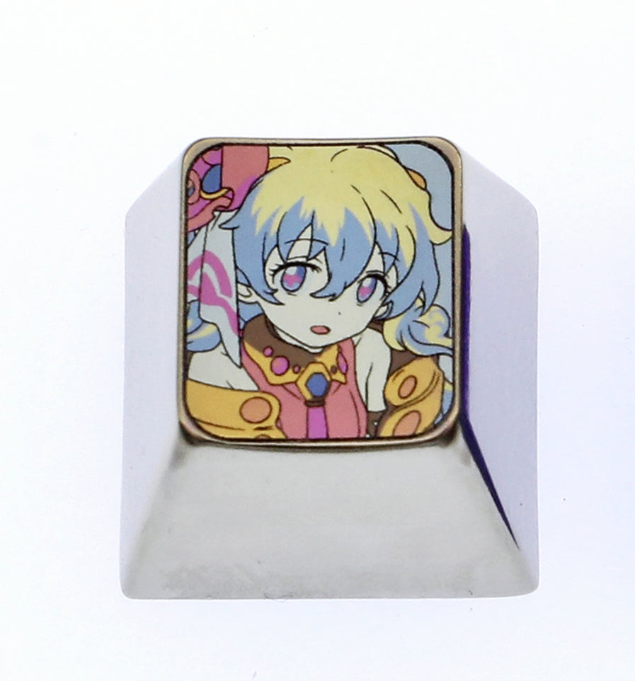 Custom 1U Titanium Alloy Keycap - Personalized Metal Art Keycap for Mechanical Keyboards - Perfect for Gaming, Typing & Keyboard Customization