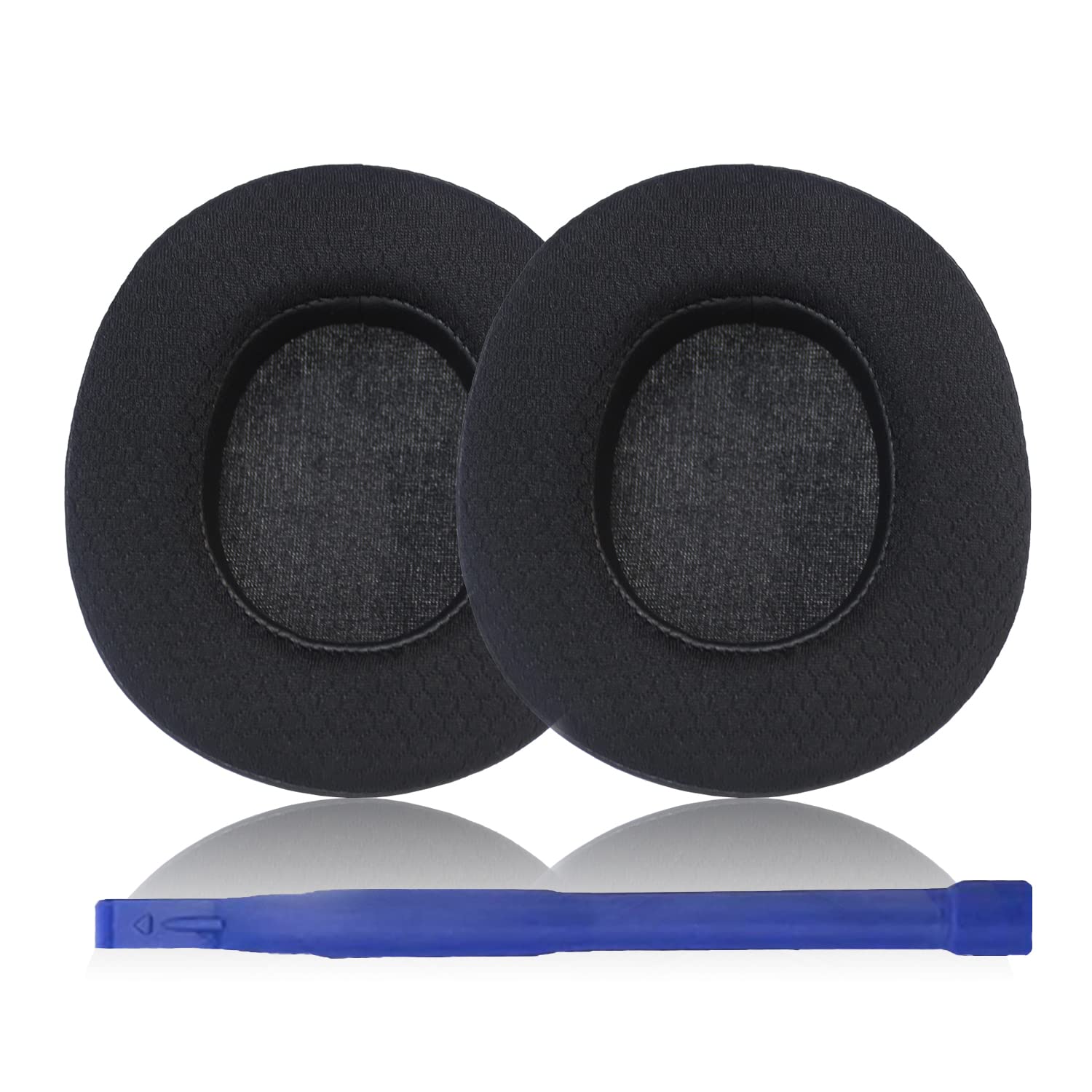 SteelSeries Arctis Nova Pro Wireless Gaming Headset Replacement Ear Pads - Aiivioll Memory Foam Cushions with Original Mesh Design (Black) for Enhanced Comfort During Long Gaming Sessions & Work Calls