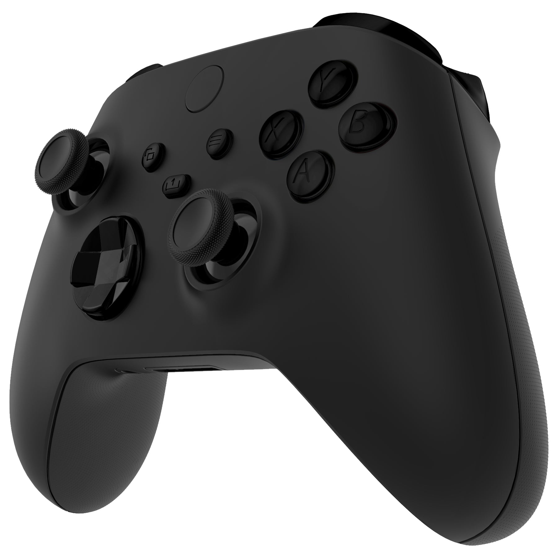 eXtremeRate Chrome Black Replacement Buttons for Xbox Series X/S Controller - LB RB LT RT Bumpers, Triggers, D-Pad, ABXY, Start Back Sync Share Keys - Premium Customization for Enhanced Gaming Experience - Perfect for Competitive Gaming & Controller Repair