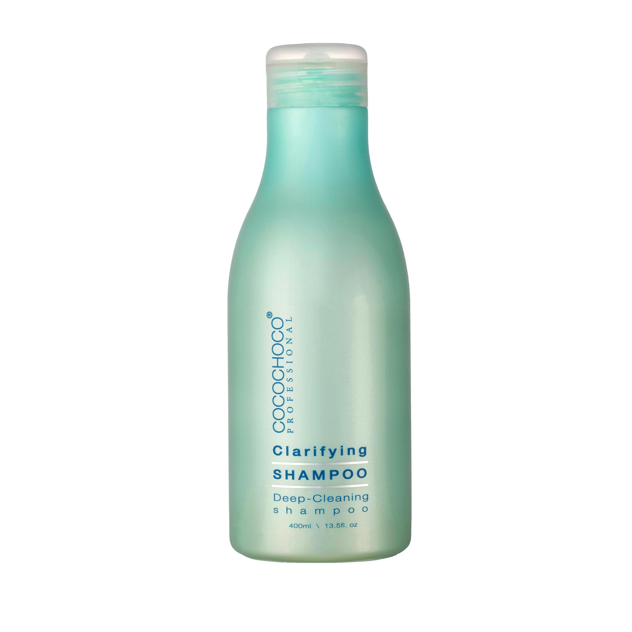 COCOCHOCO Clarifying Cleansing Shampoo 13.5 Fl Oz (400ml) - Deep Cleansing for Buildup Removal & Scalp Refresh - Perfect for Color-Treated Hair & Post-Workout Wash