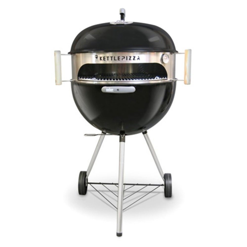 KettlePizza Basic 22.5 - Premium Pizza Oven Kit for 22.5 Inch Charcoal Kettle Grills | American Made | Perfect for Backyard BBQs, Camping & Outdoor Cooking