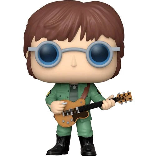 John Lennon Military Jacket Pop! Vinyl Figure - The Beatles Collectible Toy for Music Fans & Gift Idea - Perfect for Display, Decor, and Beatles Memorabilia Collections