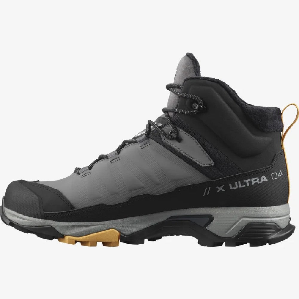 Salomon X Ultra Mid Winter Waterproof Hiking Boots for Men - Durable & Warm Snow Boots for Outdoor Adventures, Trail Running, and Winter Trekking