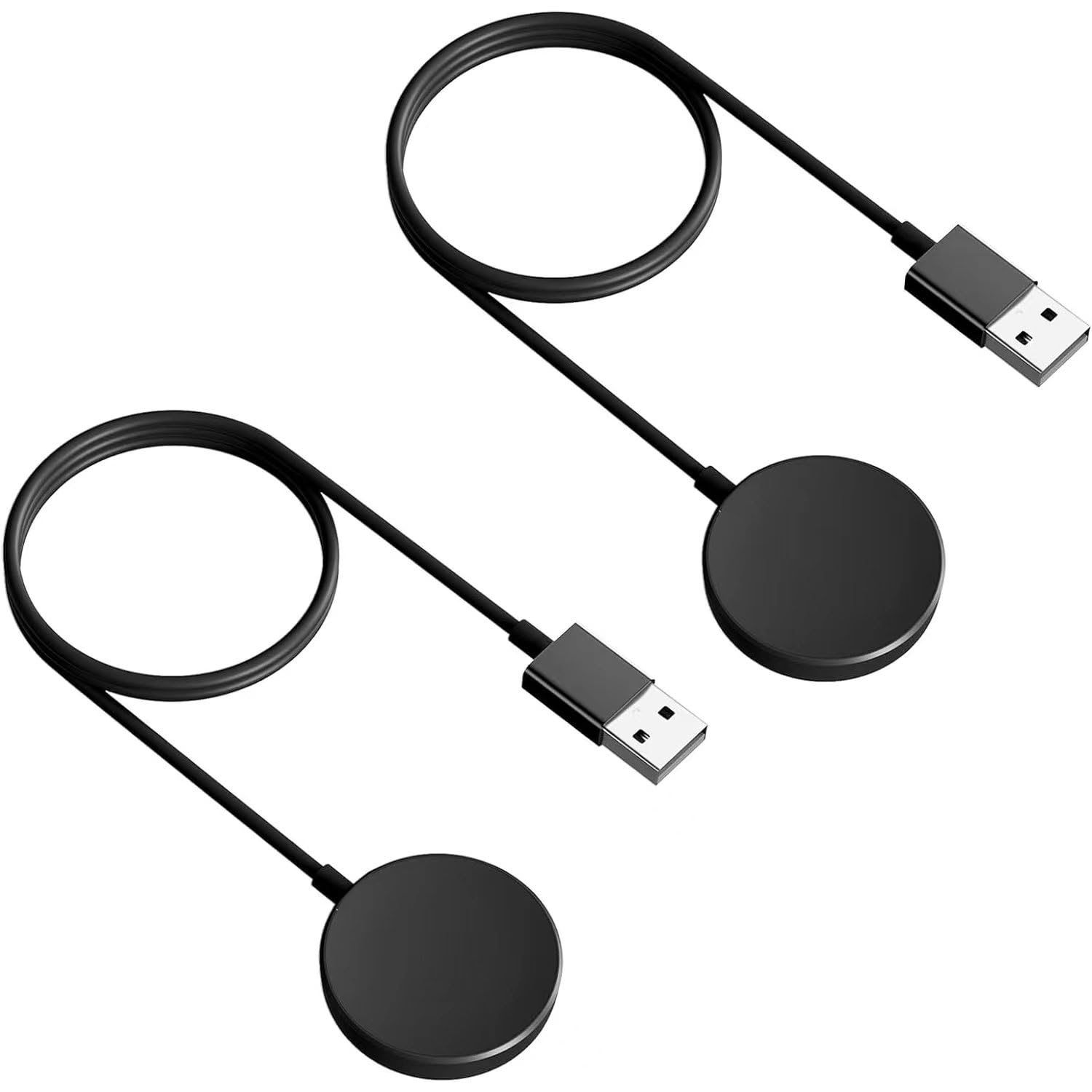 Samsung Galaxy Watch Charger Dock - 2-Pack Wireless Magnetic Charging Stand for Galaxy Watch 7/Ultra/6/5/4/3 | Fast Charging Station for Home, Office & Travel | Compatible with All Samsung Smartwatches