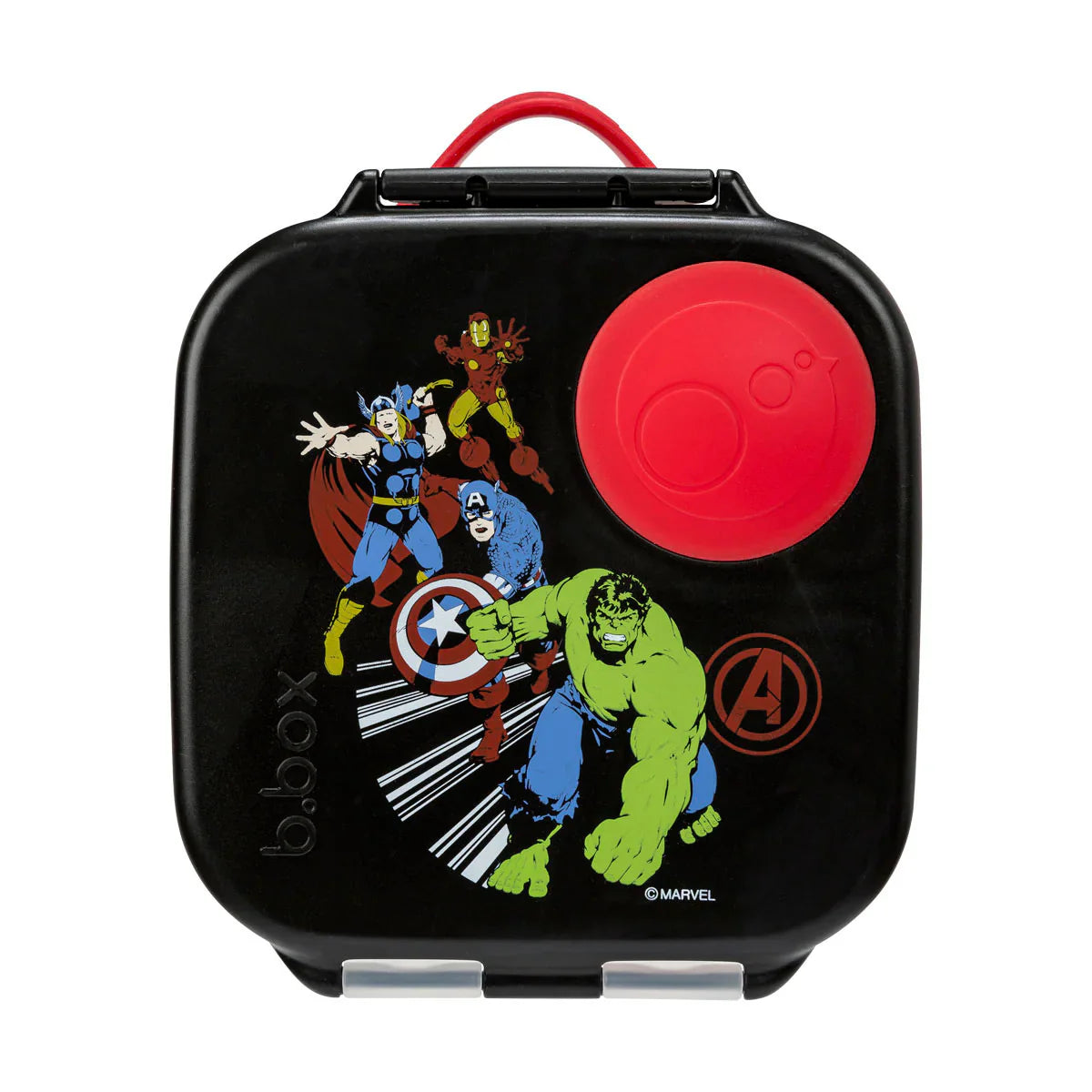 b.box MINI Lunch Box for Kids - Avengers Themed Insulated Food Container - Perfect for School, Picnics, and Travel
