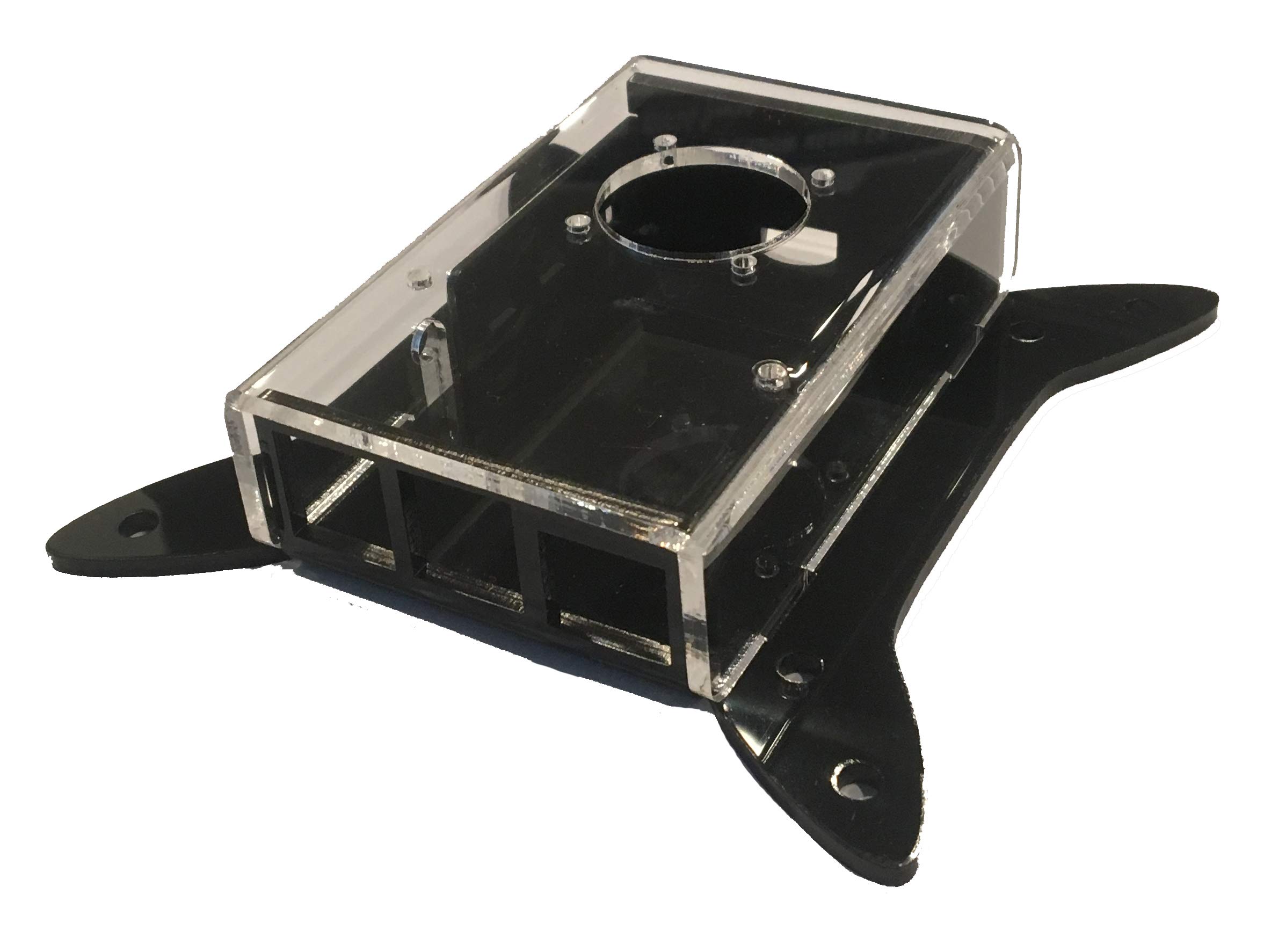 Universal VESA Mount Case for Raspberry Pi 4 with Cooling Fan - Perfect for DIY Projects, Home Automation & Digital Signage Displays