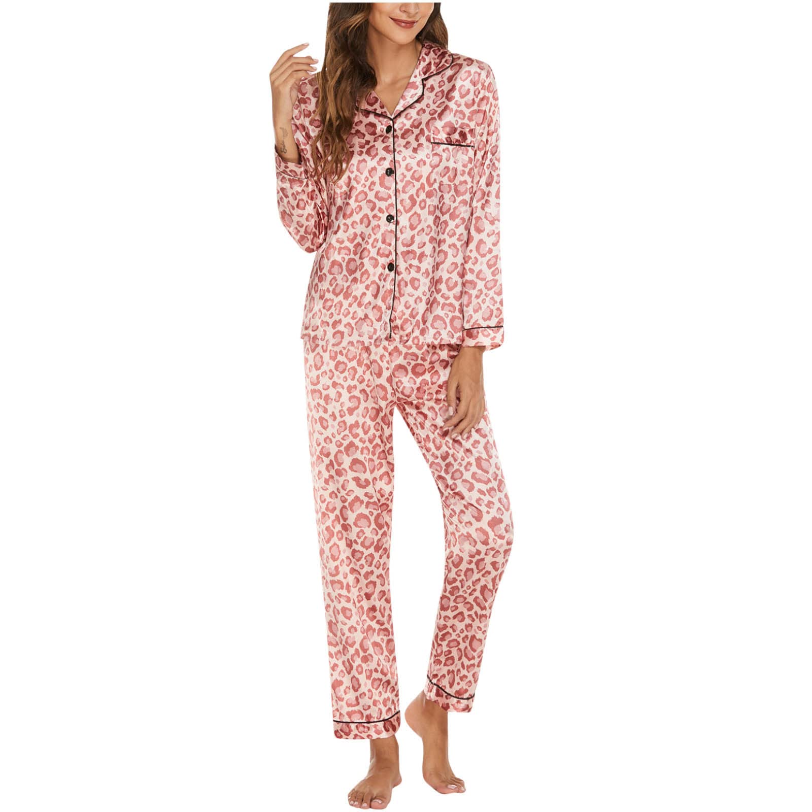 Women's Casual Pant Set - Sexy Two-Piece Graphic Pajama Set for Summer & Fall | 2022 Fashion Nightwear | Lounge, Sleep & Home Comfort