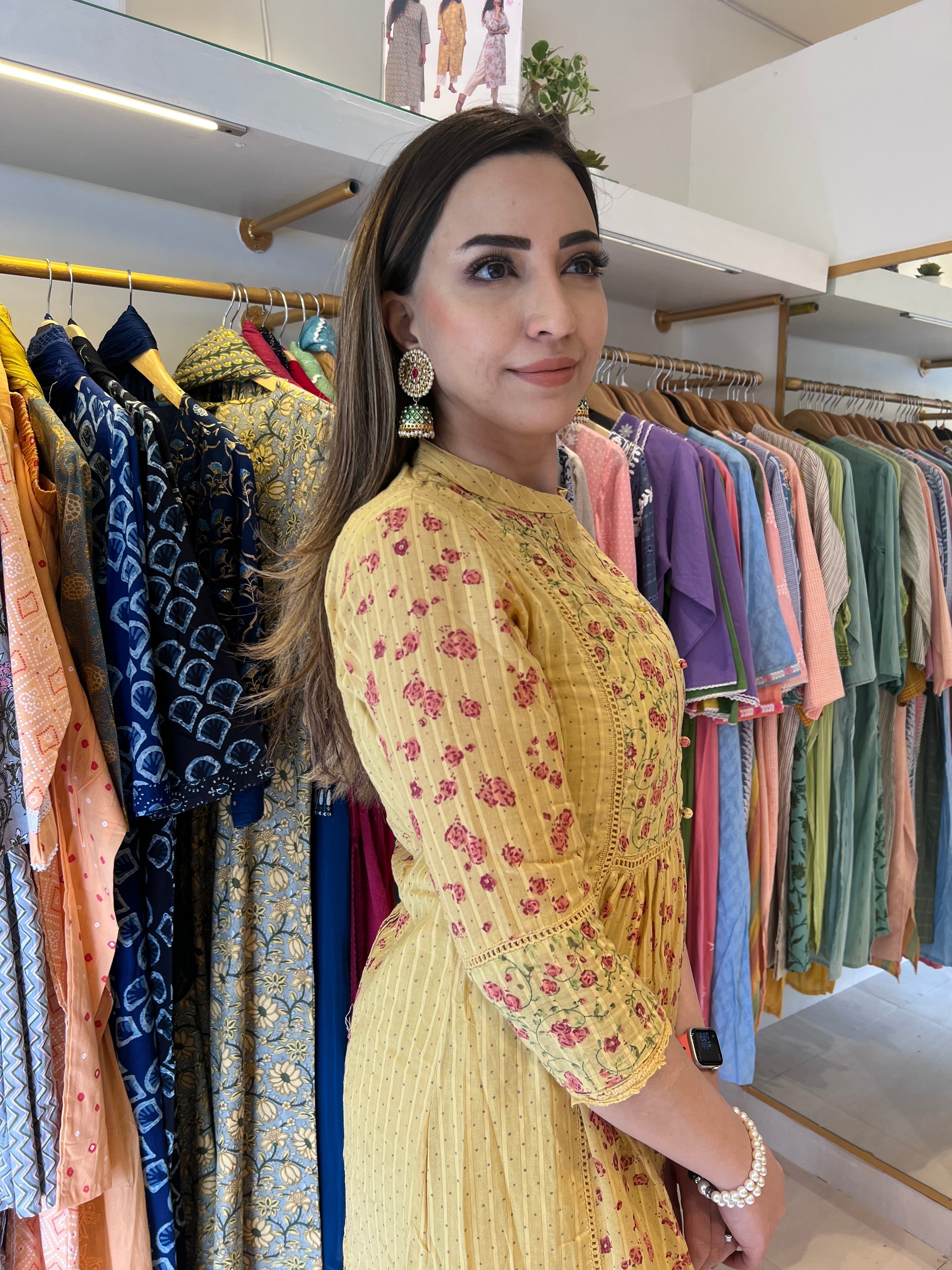 Yellow Floral Maxi Dress for Women - Elegant Summer Beach Wedding Party Dress