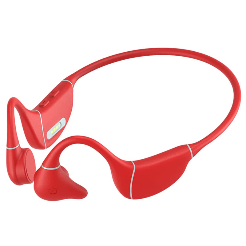 Wireless Open-Ear Bone Conduction Sports Headphones - Sweatproof Bluetooth Headset with Built-in Mic for Running, Cycling & Workouts | Comfortable Headband Design for Gym, Jogging & Outdoor Activities