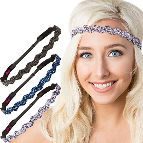 Bling Glitter Wave Black/Navy/Gunmetal