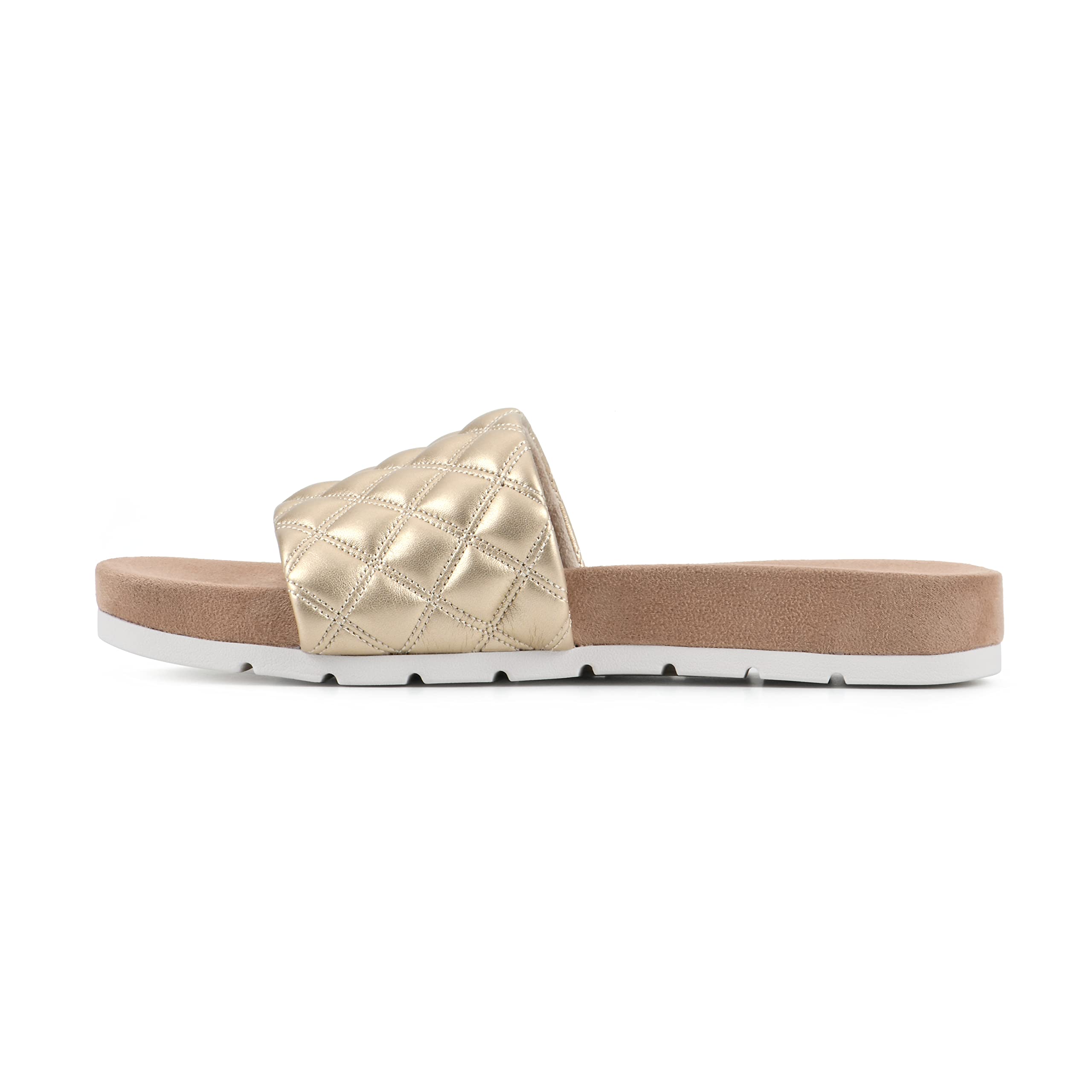 White Mountain Tiptop Women's Slide Sandals - Comfortable for Beach & Casual Wear