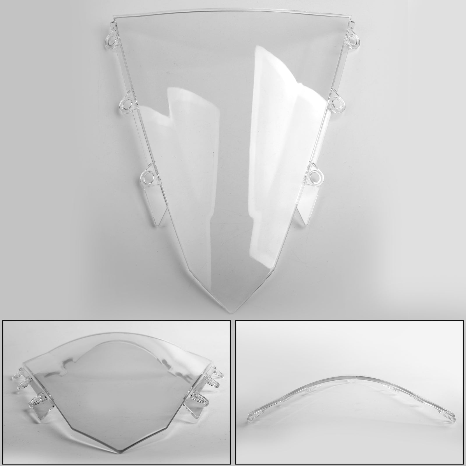 1 Piece Motorcycle ABS Windscreen Windshield for Honda CBR500R (2016-2018) - Universal Fit, Durable Protection for Enhanced Riding Comfort & Style | Perfect for Highway Cruising & Daily Commutes