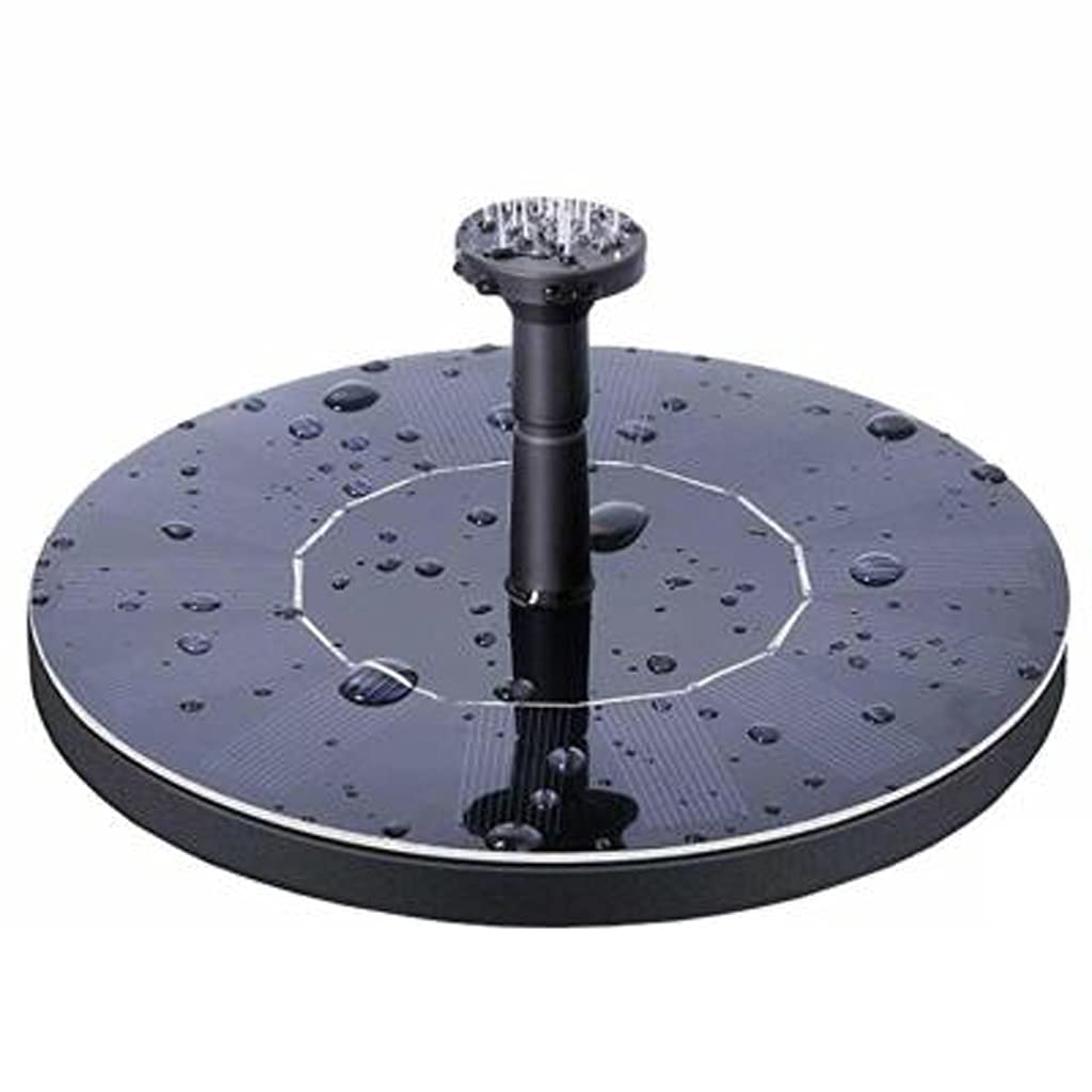 Solar Powered Bird Bath Fountain with Floating Water Pump - 1.5W Outdoor Garden Pond Decor for Patio, Yard & Wildlife Habitat - Attracts Birds & Enhances Landscape Aesthetics