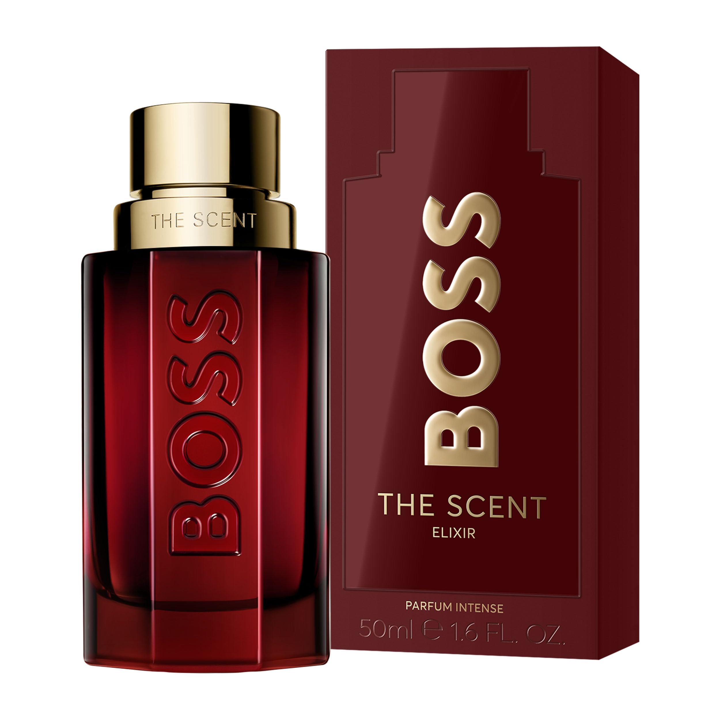 Hugo Boss The Scent Elixir for Men - Amber Cologne with Pimento, Lavandin & Sandalwood Notes - Long Lasting Fragrance - Perfect for Date Night, Office & Special Occasions