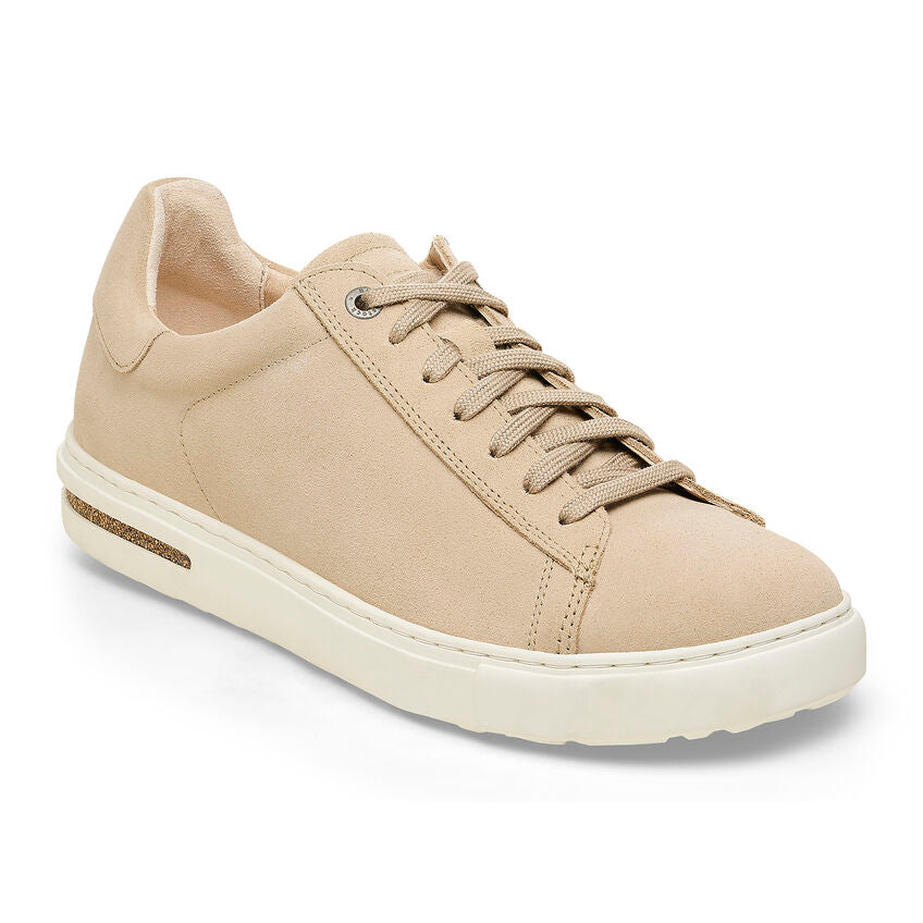 Birkenstock Bend Low Suede Leather Sneakers for Men & Women | Comfortable Casual Shoes in Sandcastle Color | Perfect for Walking, Travel & Everyday Wear