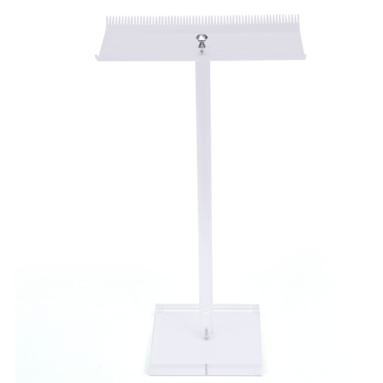 Acrylic Hair Extension Display Holder Stand Rack - Clear Wig Organizer for Salon & Beauty Shop Storage - Perfect for Showcasing Hair Extensions, Wigs, and Hairpieces in Retail Stores