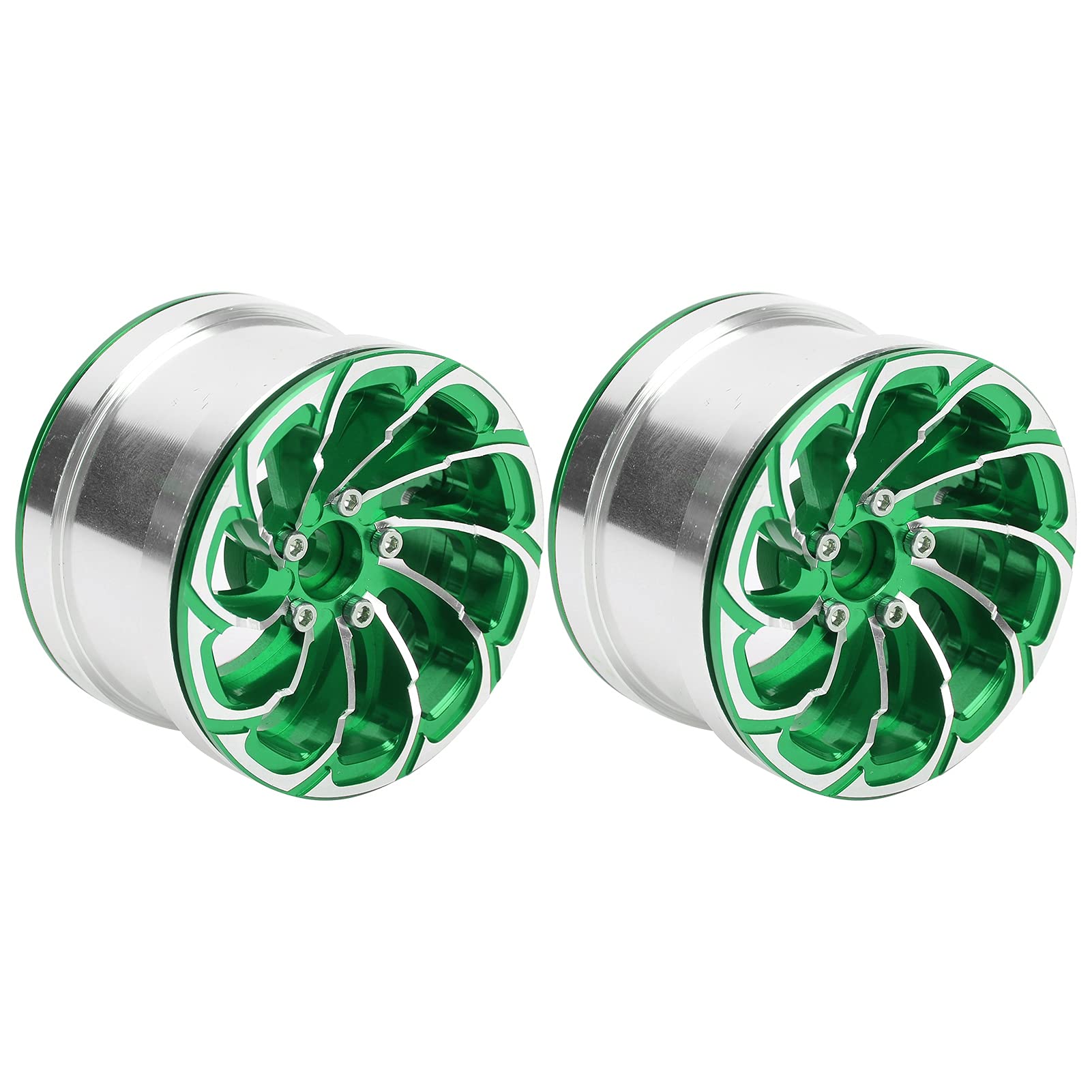 1/10 Scale RC Car Beadlock Wheel Rims - Heavy Duty Crawler Accessories with Secure Lock for Off-Road Performance | Perfect for Rock Crawling, Trail Adventures & RC Sports