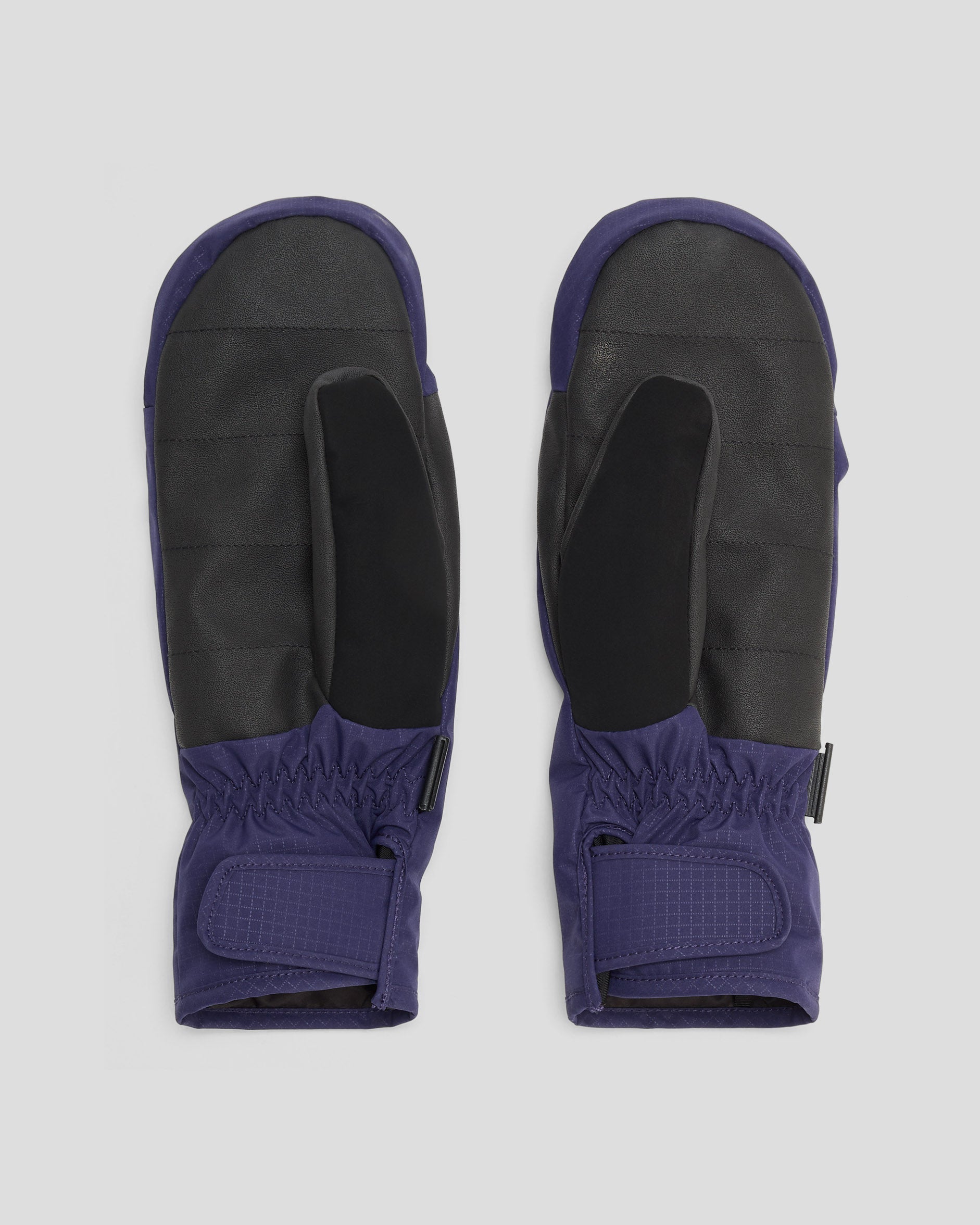 PWDR Days Insulated Snow Mittens - Waterproof Winter Gloves for Men & Women - Dark Horizon - Perfect for Skiing, Snowboarding & Cold Weather Activities