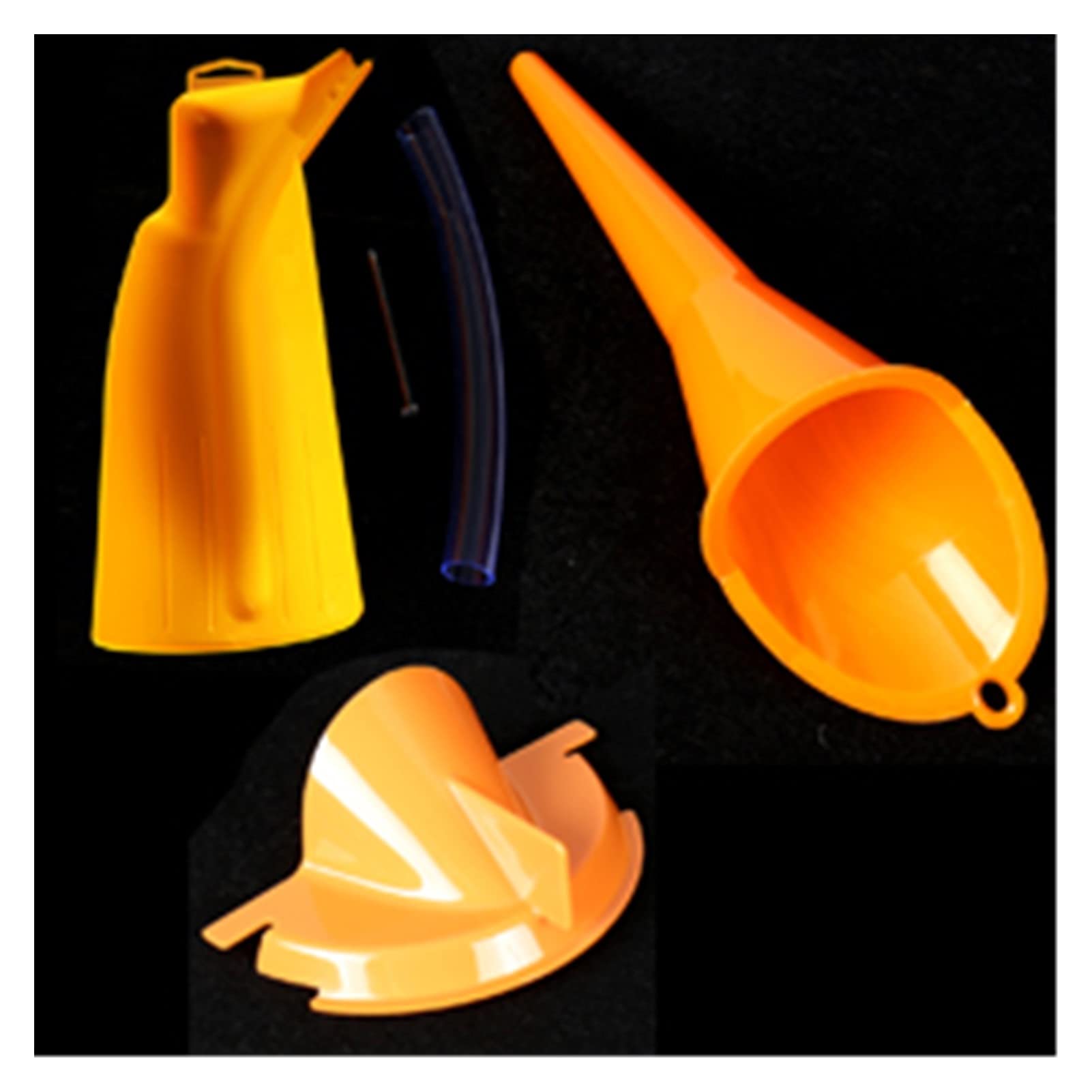 YBMY Motorcycle Oil Filter Funnel Cover & Primary Case Oil Fill Funnel - Compatible with Harley Touring, Road King, Sportster 883/1200, XL, XR, Softail, Dyna Models (HW 1000 Color) - Essential for Easy Oil Changes & Maintenance