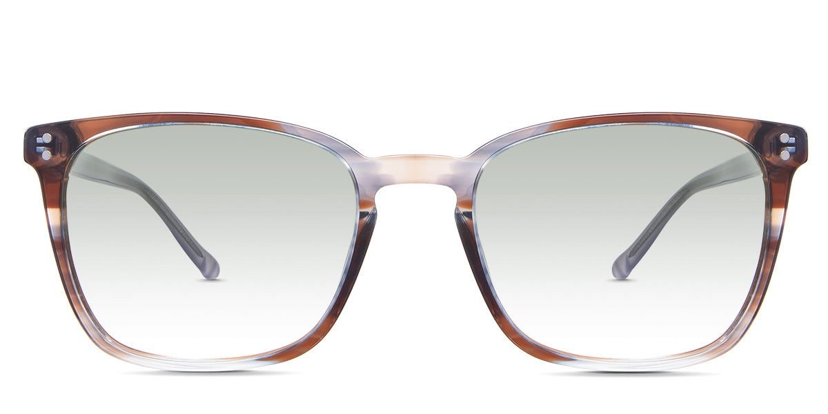 Milong Men's Prescription Tinted Glasses - Stylish & UV Protection Eyewear for Driving, Reading & Outdoor Activities