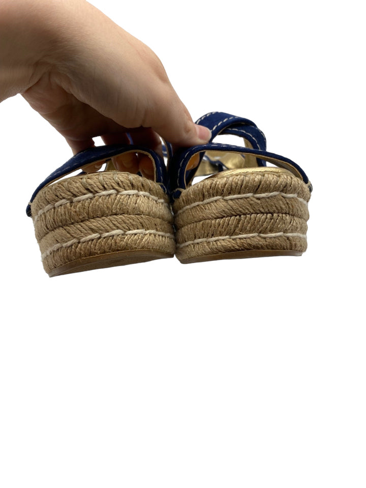 Prada Crisscross Suede Espadrille Sandals - Women's Size 8 (EU 38) - Luxury Summer Casual Shoes for Beach, Vacation & Everyday Wear