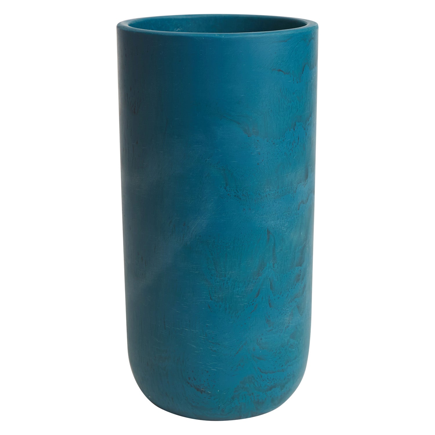 Kalinda Vase - Handcrafted Ceramic Home Decor for Living Room, Dining Table & Wedding Centerpieces | Elegant Capri Blue Design