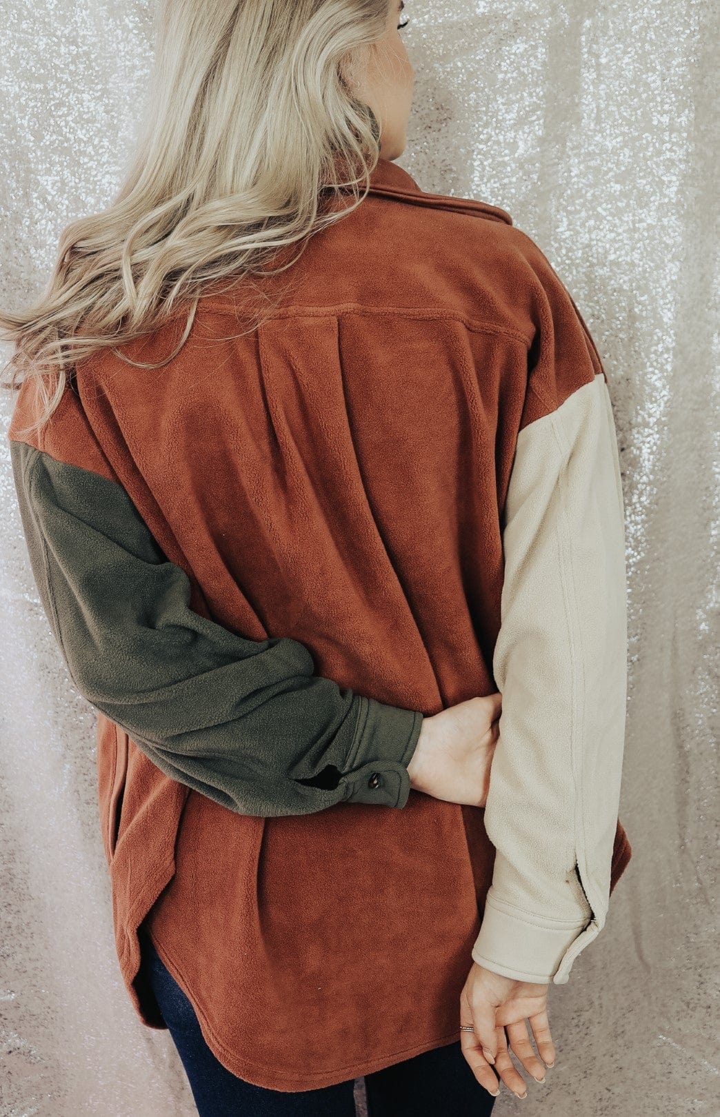 Brick Let's Get Jazzy Shacket - Stylish Women's Plaid Overshirt Jacket for Fall & Winter | Casual Outfits, Layering, Office Wear & Outdoor Activities