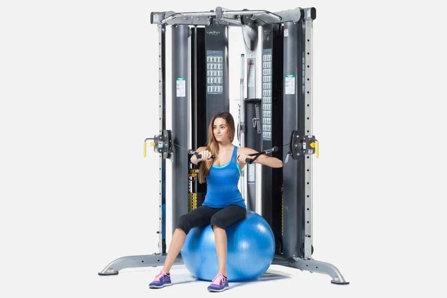 TuffStuff Evolution Corner Multi-Functional Home Gym System (CXT 200) - Full-Body Workout Equipment for Strength Training & Fitness at Home | Perfect for Small Spaces & Home Gyms
