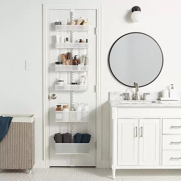 Custom Door and Wall Storage Organizer - DIY Closet & Entryway Storage Solution for Home Organization