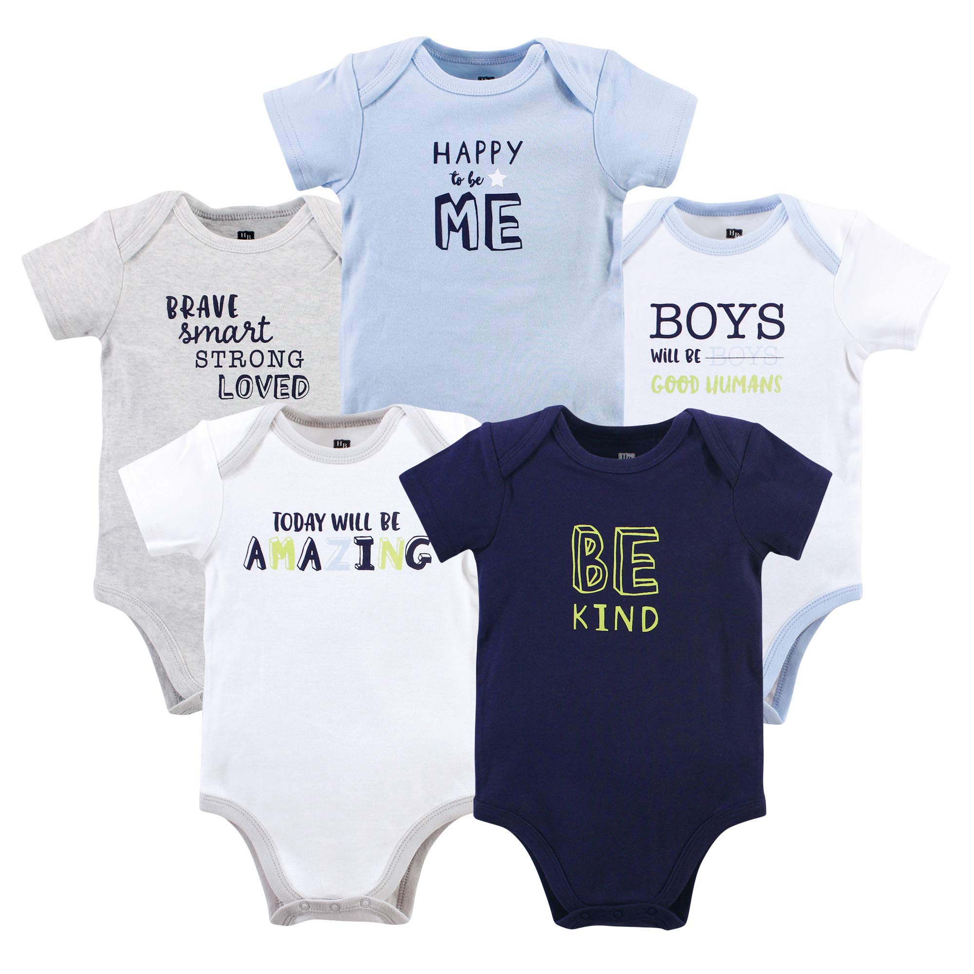 Hudson Baby Girls' 100% Cotton Bodysuits - Soft & Comfortable Onesies for Newborns & Infants - Perfect for Everyday Wear, Playtime & Photo Shoots