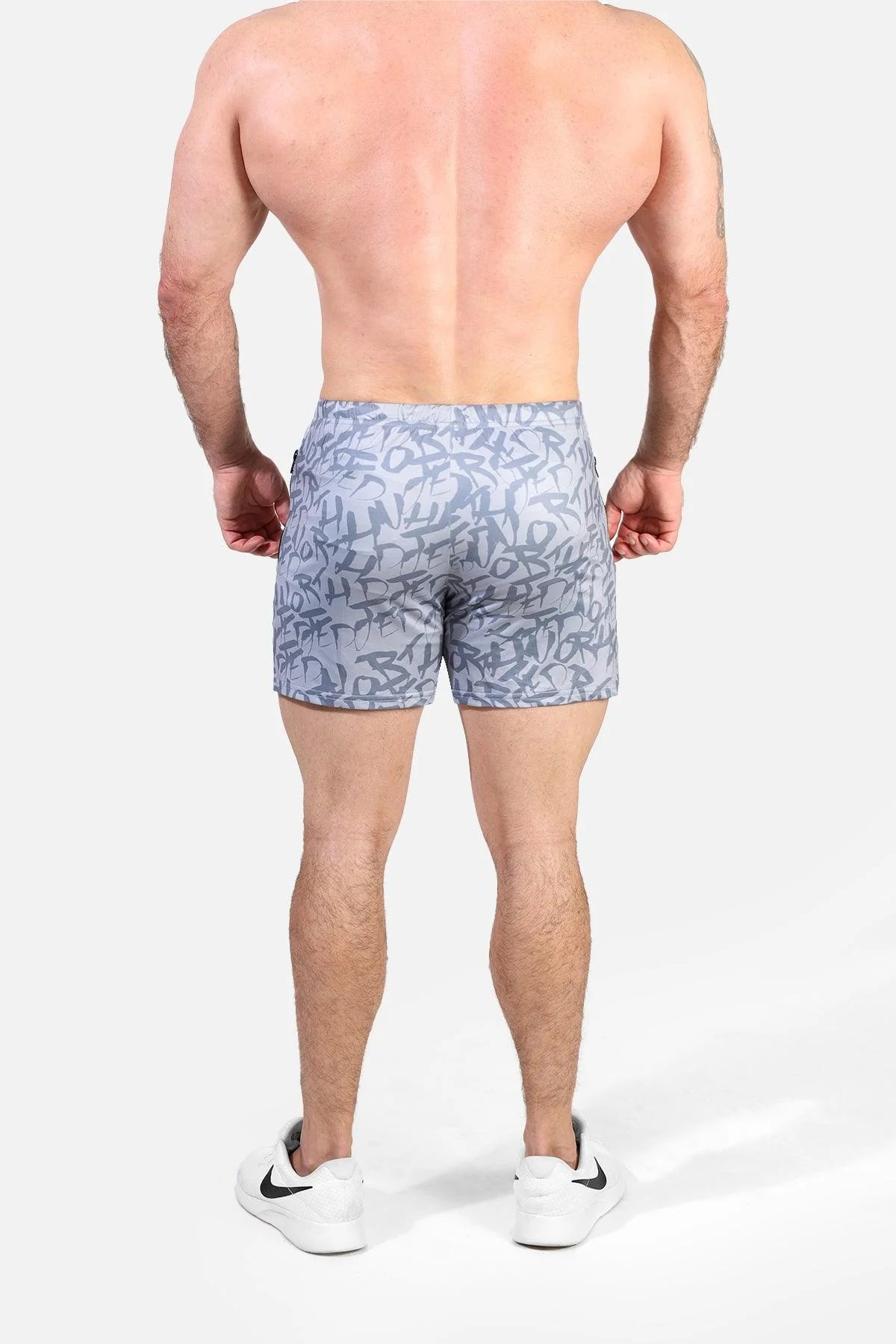 Jed North Agile 4 Gym Shorts with Zipper Pockets - Men's Workout Running Training Shorts - Lightweight Breathable Athletic Shorts for Gym, Jogging & Outdoor Activities