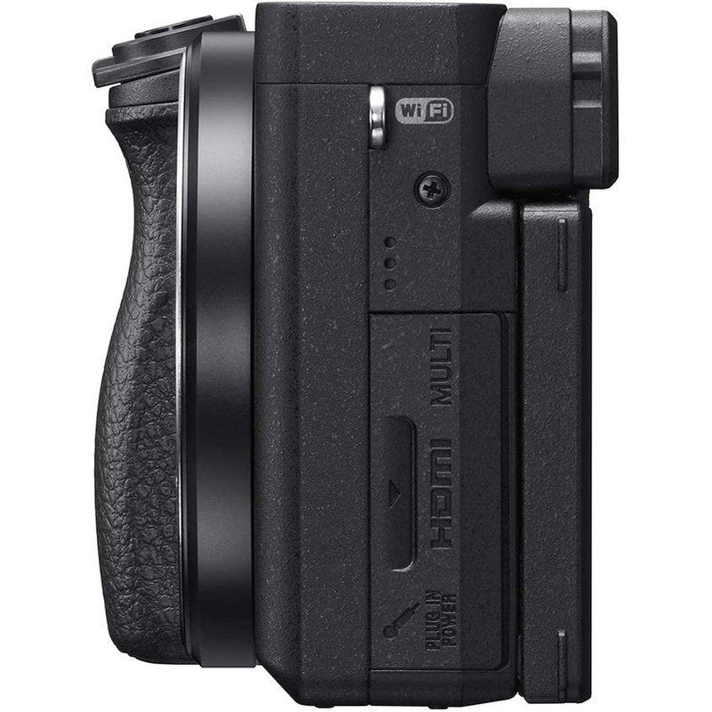 Sony Alpha A6400 Mirrorless Digital Camera with 16-50mm Lens | 4K Video, Fast Autofocus & Flip Screen for Vlogging, Travel & Photography